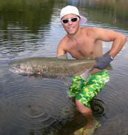 Andy dreamed of Chinook salmon like this one, but was disappointed on this trip...